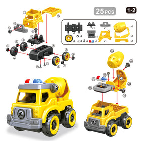 Toyk 4-in-1 take apart car crane highlights hands-on building and imaginative play