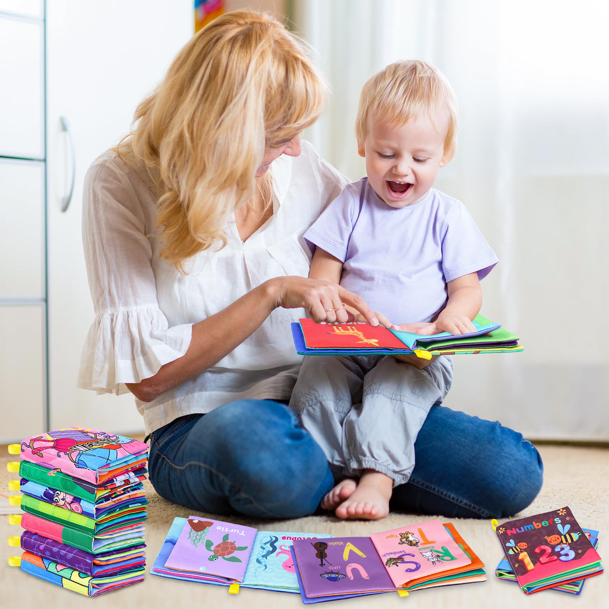 Toyk Baby Bath Books ideal shower gift for infants and toddlers