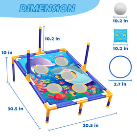 Toyk balls for throwing add dynamic targets and quick rounds