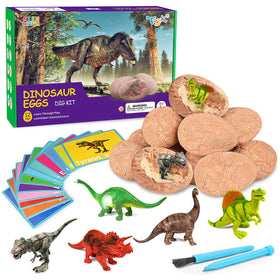 Toyk Dig Up Dinosaur Eggs box ready for hands-on exploration.
