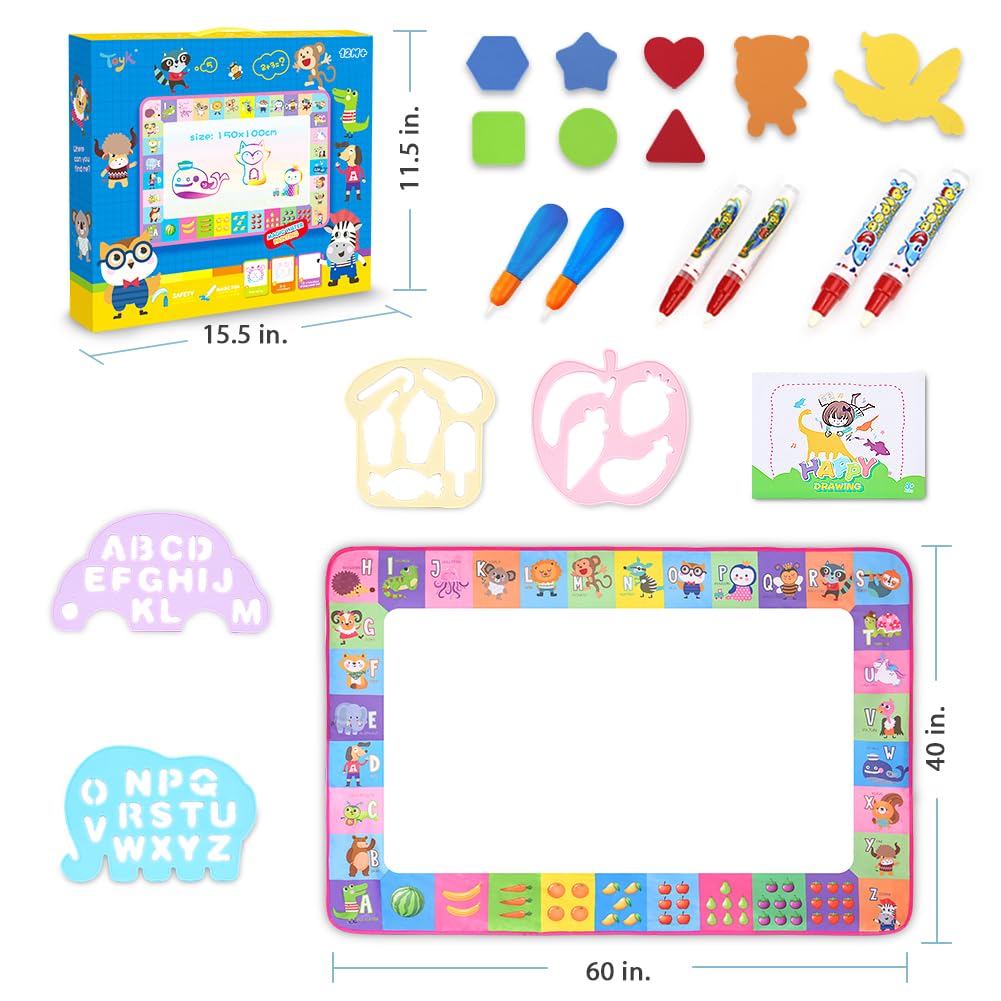 Toyk Educational no-mess toy supports hand-eye coordination and color exploration.