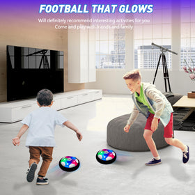 Toyk hover soccer ball on smooth outdoor surface ready for play