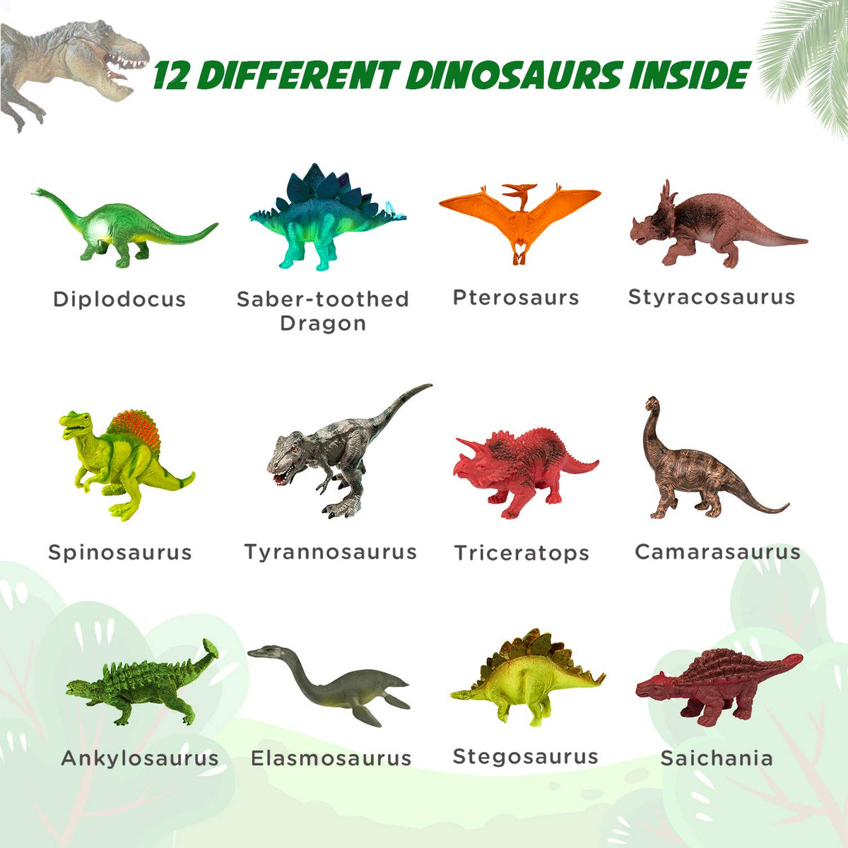 Toyk Knowledge cards explain each dinosaur's history after digging.