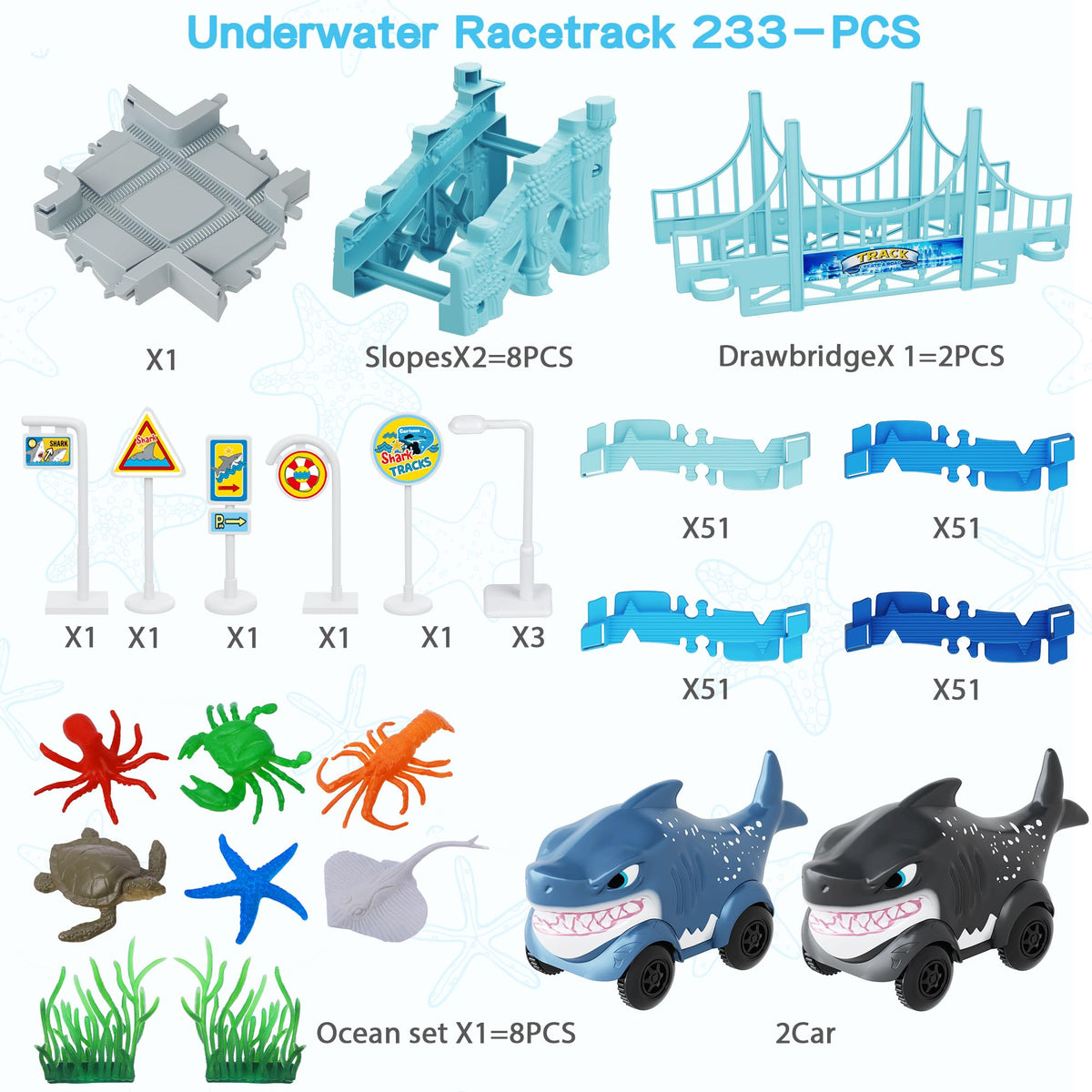 Toyk seaweed accents add underwater fantasy to playtime adventures