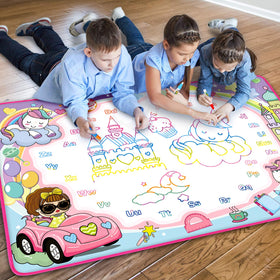 Toyk travel-friendly doodle mat fits bags for on-the-go art