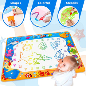 Toyk Water Doodle Mat is great for kids and family drawing sessions.
