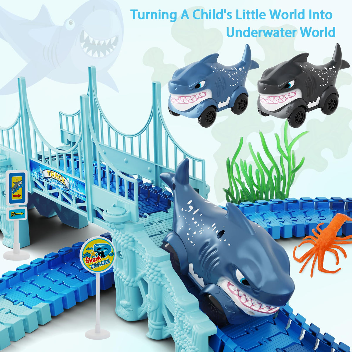 Toyk X-crossroad joins tracks for dynamic layouts and twists