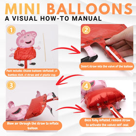 Toyland 20-mini-balloons bundle perfect for arches and centerpieces.