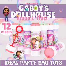 Toyland 2oz bubble solution tub ready for quick indoor fun.