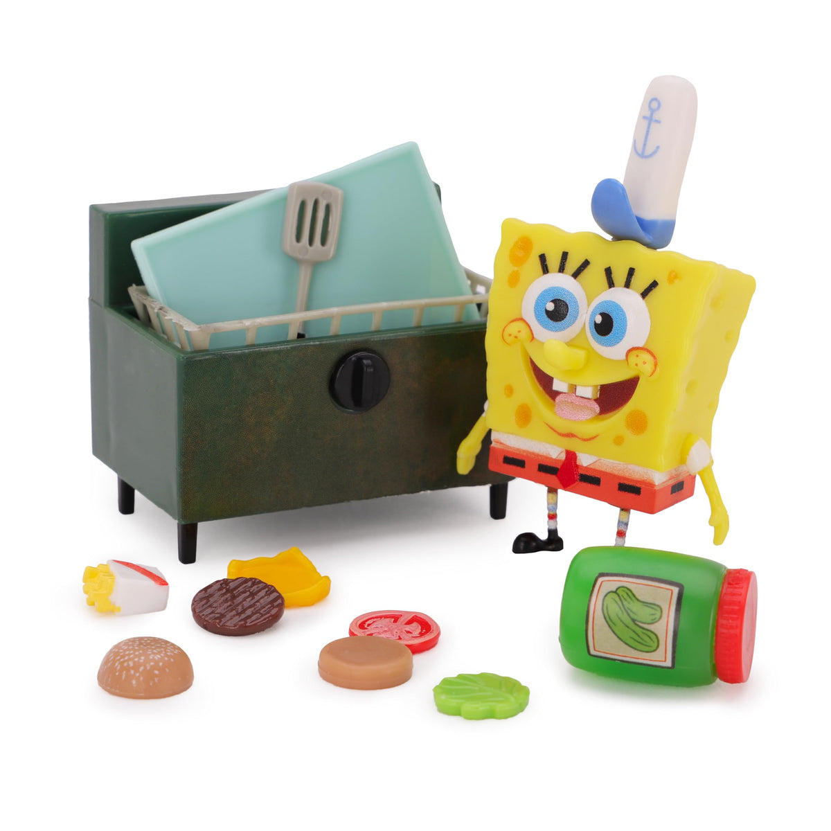 Toyland barrel and extra pieces extend pretend Krusty Krab