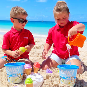 Toyland Bluey Bingo ice-cream-cones for creative pretend play and easy clean up.