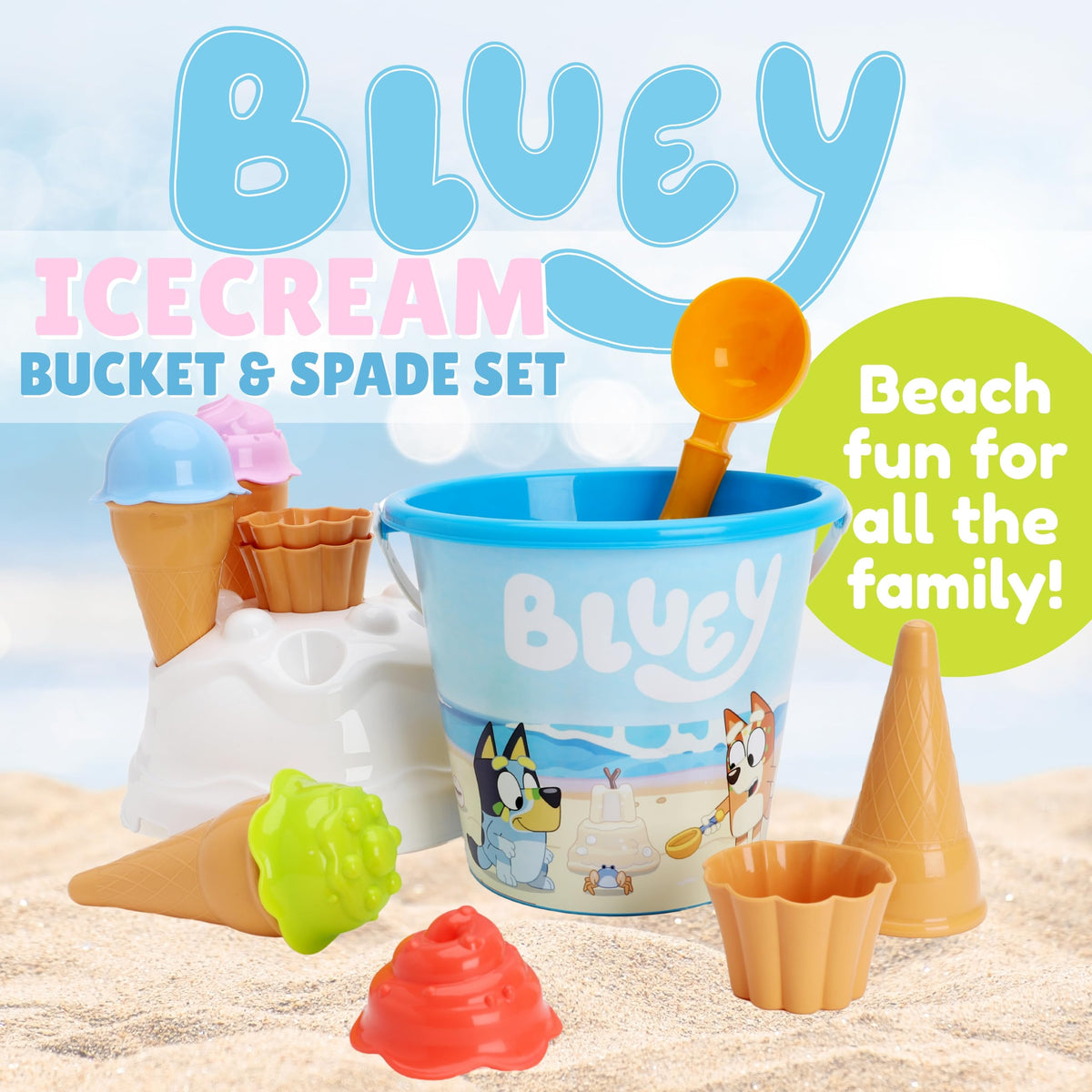 Toyland Bluey Bingo ice-cream-tub-moulds spark imaginative desserts at home.