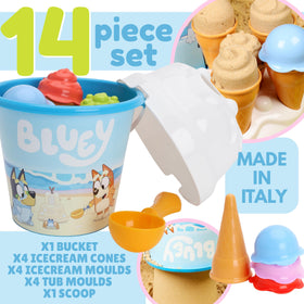 Toyland Bluey Bingo scooper supports simple scooping and tidy pretend desserts.