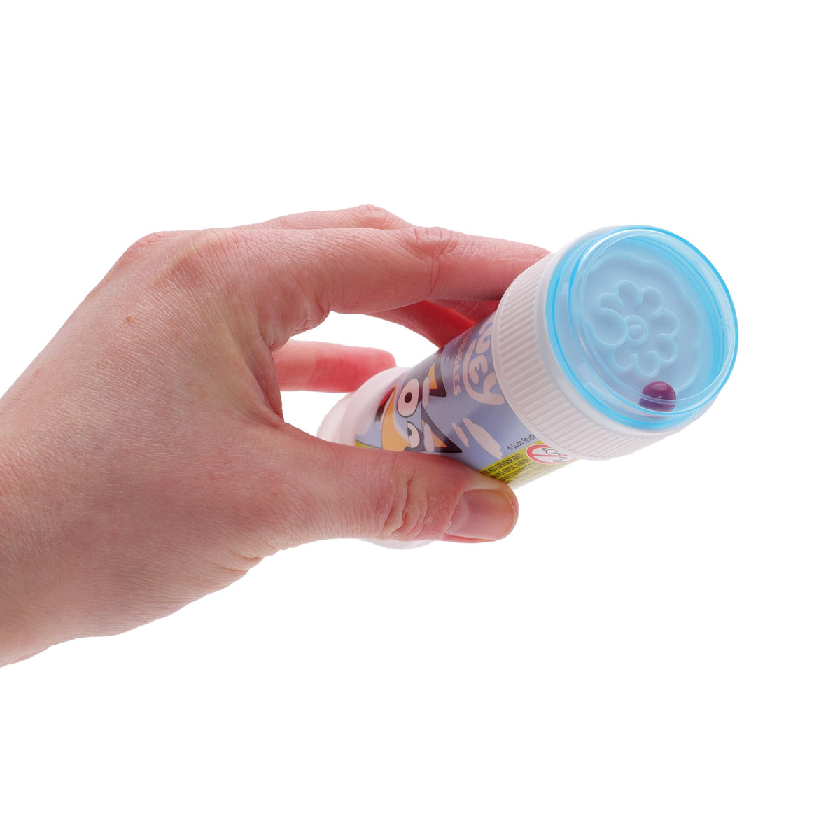 Toyland Bluey bubbles designs across 12 tubs featuring the favorite character.