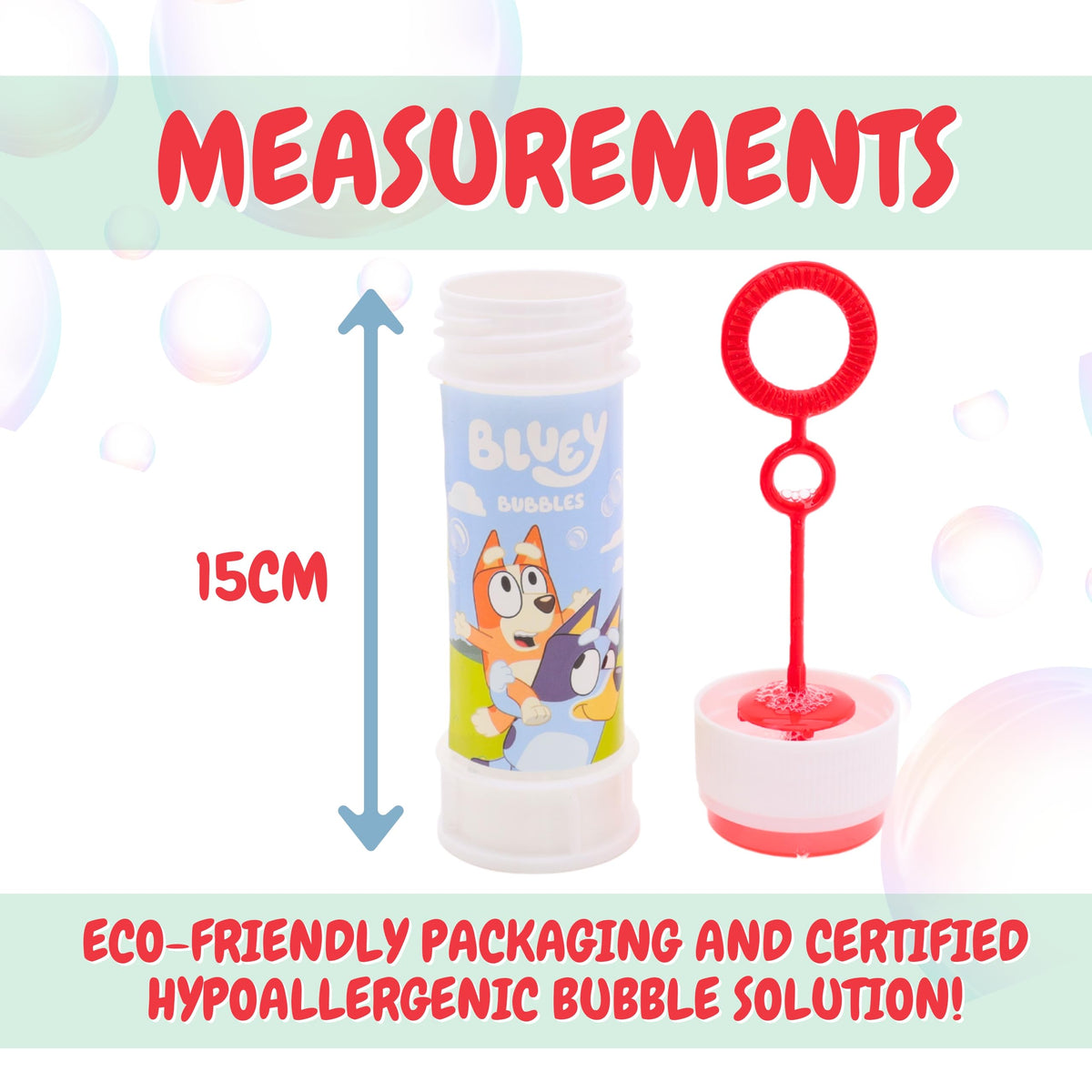 Toyland Bluey bubbles maze lid close-up highlighting the puzzle lid novelty.