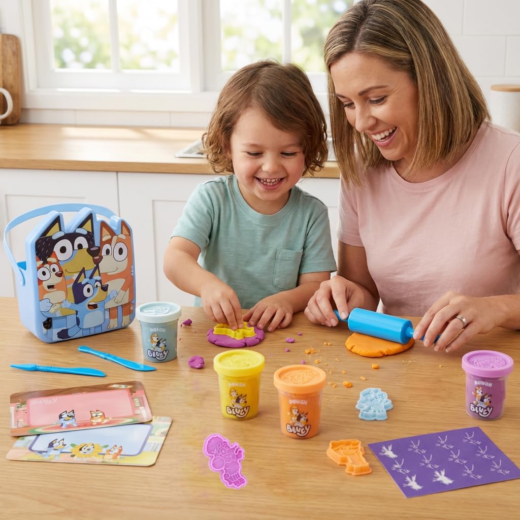 Toyland Bluey cutters and stamps enabling precise, fun shaping