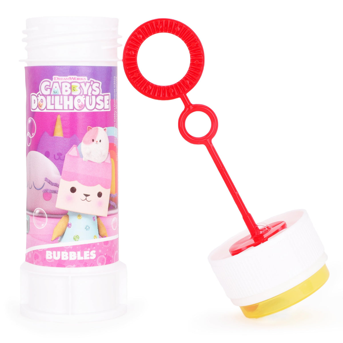 Toyland certified hypoallergenic bubble solution for gentle play.