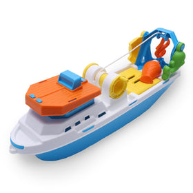 Toyland fishing hook and four plastic fish for hand-eye coordination