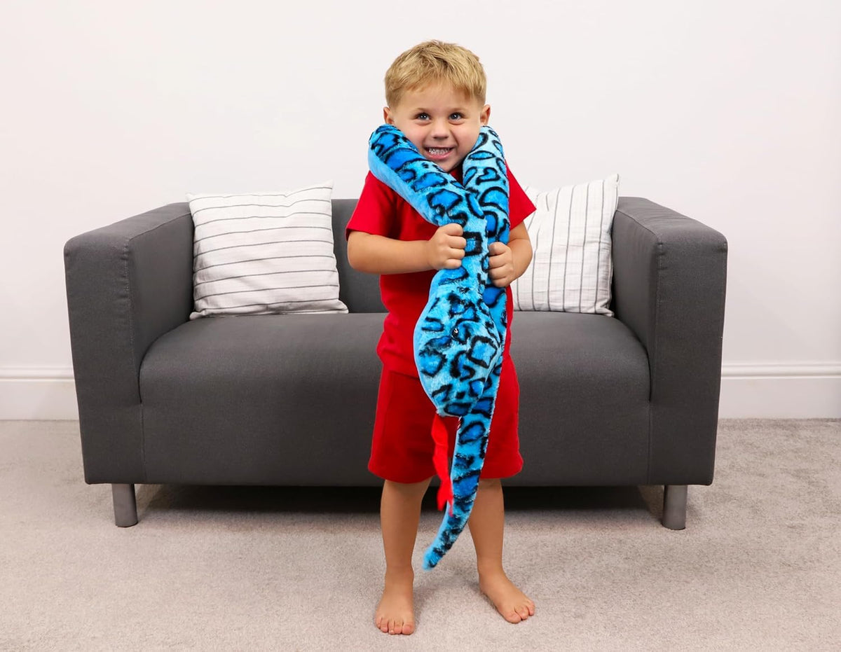 Toyland giant two-toned plush snake design e – warm draught excluder idea for chilly rooms.