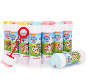 Toyland Paw Patrol bubbles with dual-hole wand for varied bubble sizes outdoors.