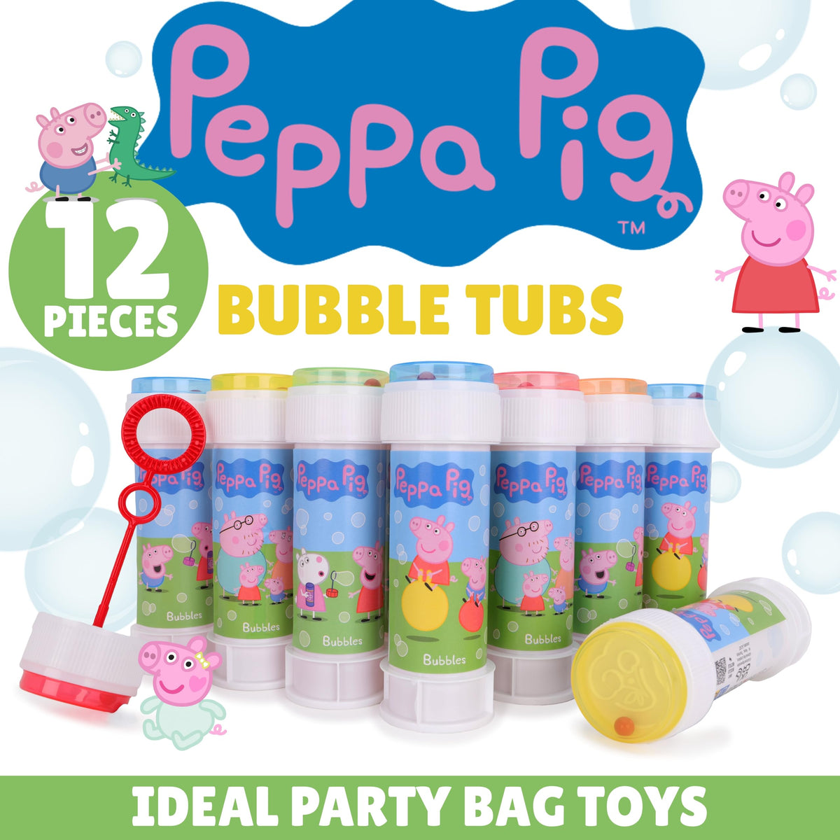 Bubble solution 2oz from Toyland for bubbling fun.