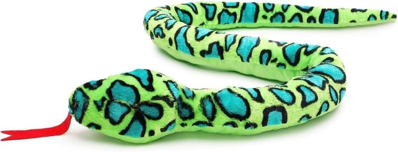 Toyland plush snake adds whimsy to playroom decor.