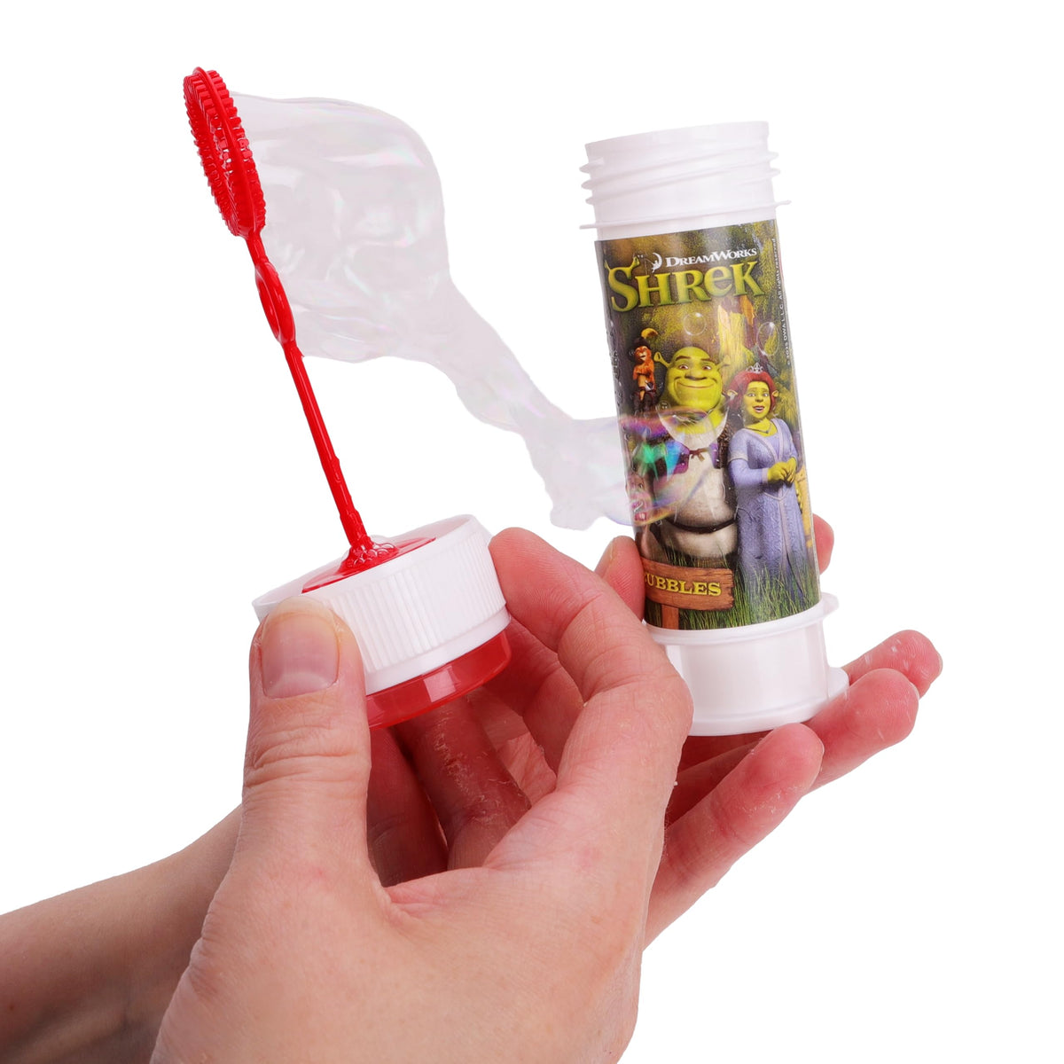 Toyland Shrek bubbles 12-piece set perfect for party bag gifts and fun.