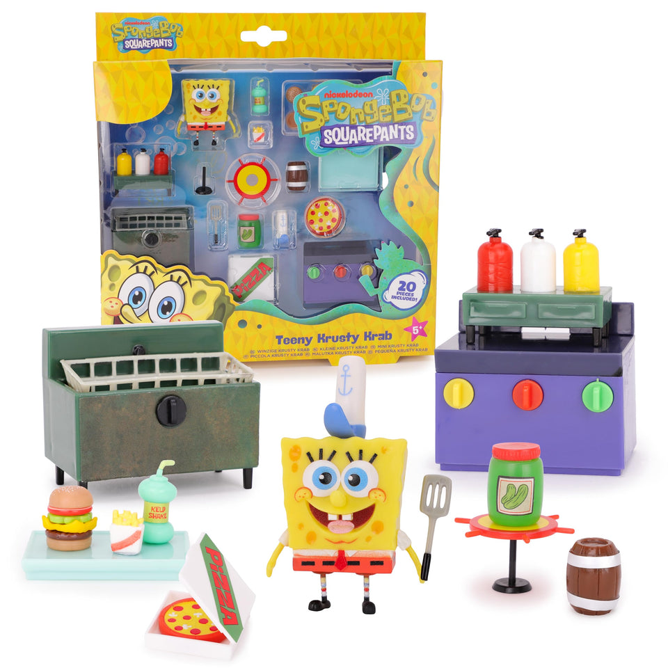 Toyland SpongeBob figure ready for imaginative Krusty Krab playtime