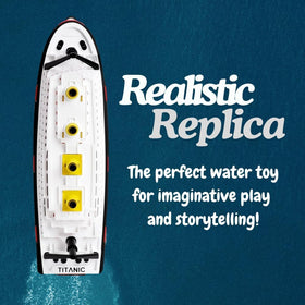 Toyland Titanic boat made from lightweight durable plastic for safe water fun.