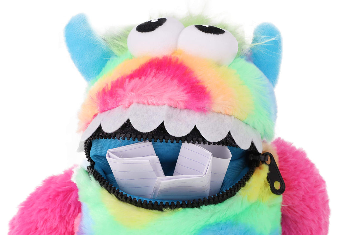 Toyland rainbow worry monster plush eats worries, supporting kids expressing fears