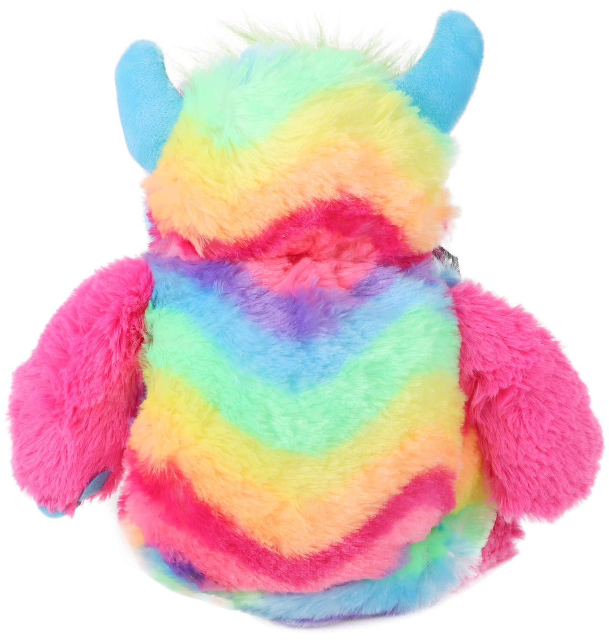 Toyland rainbow worry monster plush zips away troubles, a playful coping tool