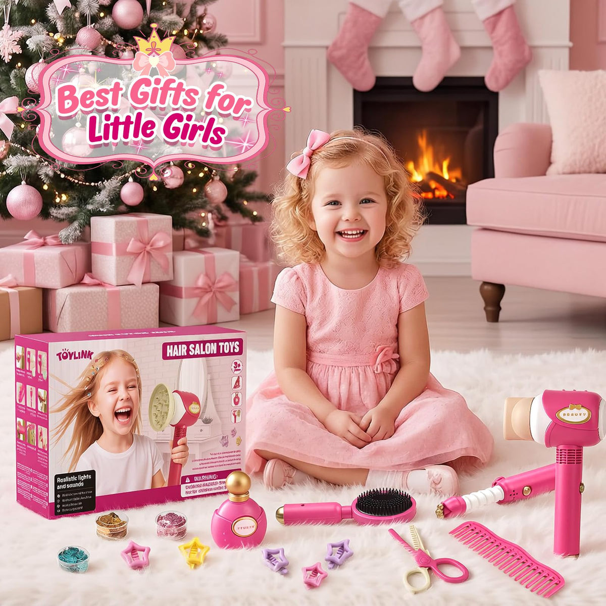 Toylink complete beauty station inspires imaginative play sessions.