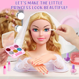 Toylink doll head curling iron helps kids practice safe, imaginative updos.