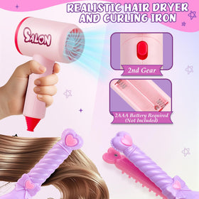 Toylink doll head hair-rollers invite creative braids and volume experiments.