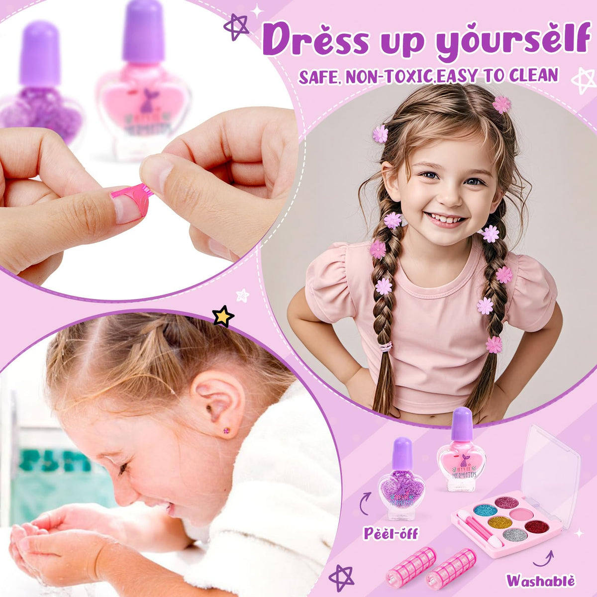 Toylink doll head mirror supports interactive pretend beauty consultations.