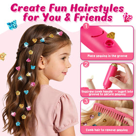 Toylink brush and comb with case support gentle, kid-friendly styling.