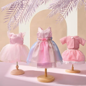 Toylink unicorn doll stands at 19 inches for cuddles.