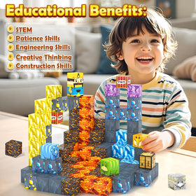 Toylogy perfect gift idea for birthdays and holidays with magnetic dinosaur sets.