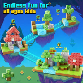 Toylogy blocks encourage patience and planning during solo or group builds.