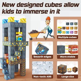 Toylogy Magnetic Blocks STEM Building Tiles support easy assembly and early engineering concepts.