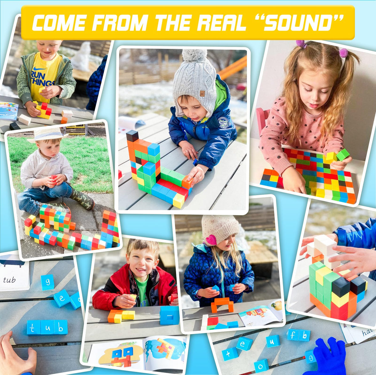 Toylogy outdoor toddler play set for hands-on learning on the go.
