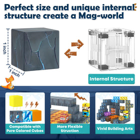 Toylogy blocks with rounded edges ensure safe, engaging construction play.