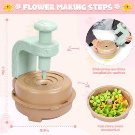 Toyly Flower Maker and Pieces inspire imaginative bouquet design and fine motor practice