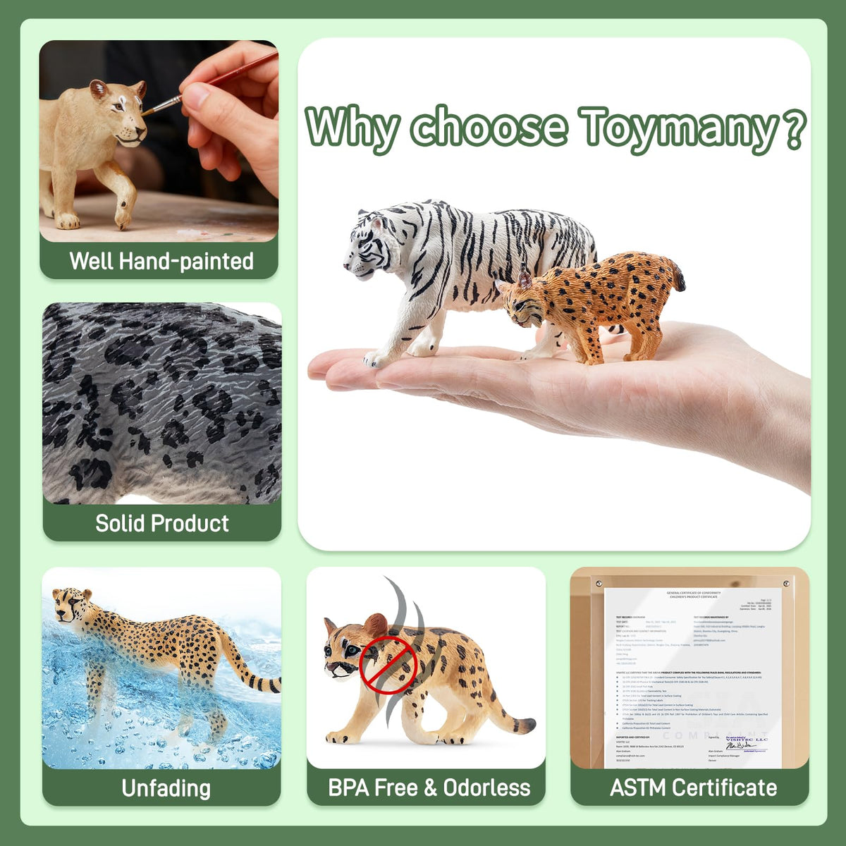 Toymany snow leopard cub figurine inspires cozy northern wildlife imagination
