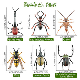 Toymany ant figurine suitable for classroom learning and imaginative play.