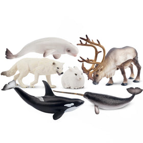 Toymany beluga whale figure, vivid painting brings ocean-themed stories to life