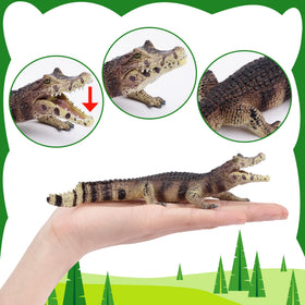 Toymany Gecko figure features vivid painting for education and play.