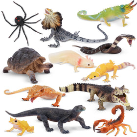 Toymany Komodo Dragon figure with lifelike textures for display and play.