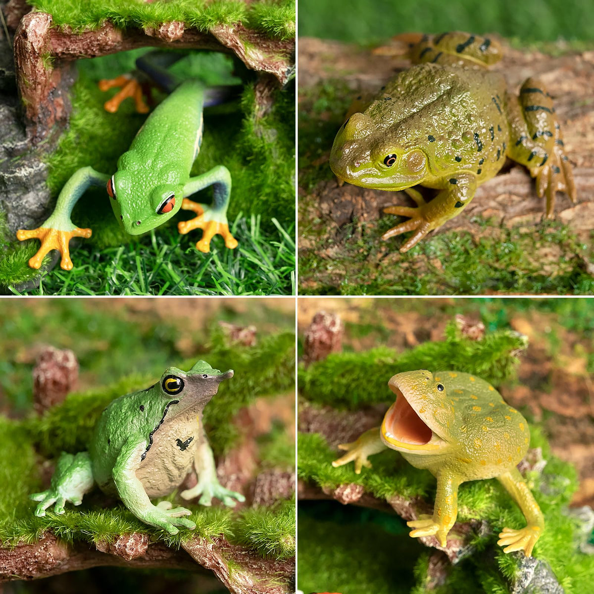 Toymany Australian Green Tree Frog figure for kid friendly play