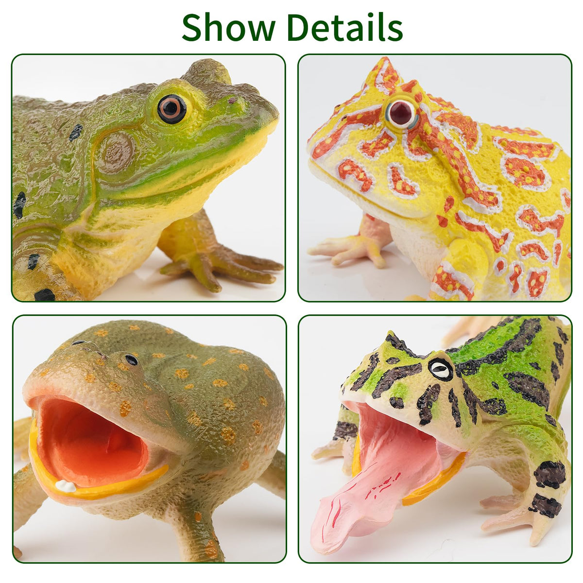 Toymany Wallace's Flying Frog figure for colorful shelf decor